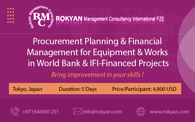 Procurement Planning & Financial Management for Equipment & Works in World Bank & IFI-Financed Projects 01.jpg